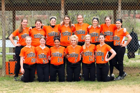 Softball Team High School 2014 yearbook