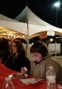 Nick Garling tailgate party