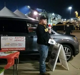 Tristan Holmes special olympics raffle