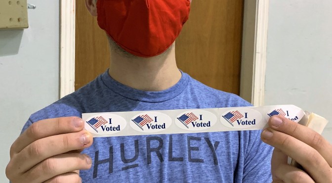 STUDENTS assist AT election POLLS