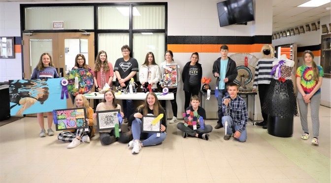 CLEARWATER STUDENTS DISPLAY TALENT AT MAC ART SHOW